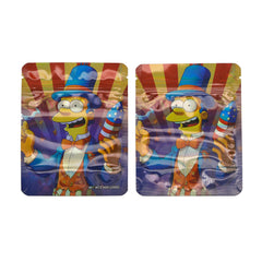 Holographic Cartoon Family Smell Proof Metallized Foil Stand Strong® Bags