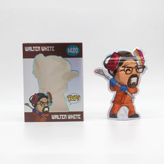 Holographic Science-Inspired Smell Proof Metallized Foil Stand Strong Bags with Matching Clear Window Box 3.5g