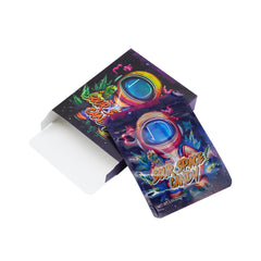 Holographic Space Candy Smell Proof Metallized Foil Stand Strong® Bags with Matching Box 3.5g