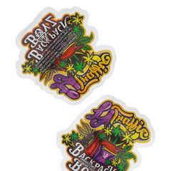 Flat Zipper Seal Bags – LA Traffic Die Cut Smell Proof Mylar Foil
