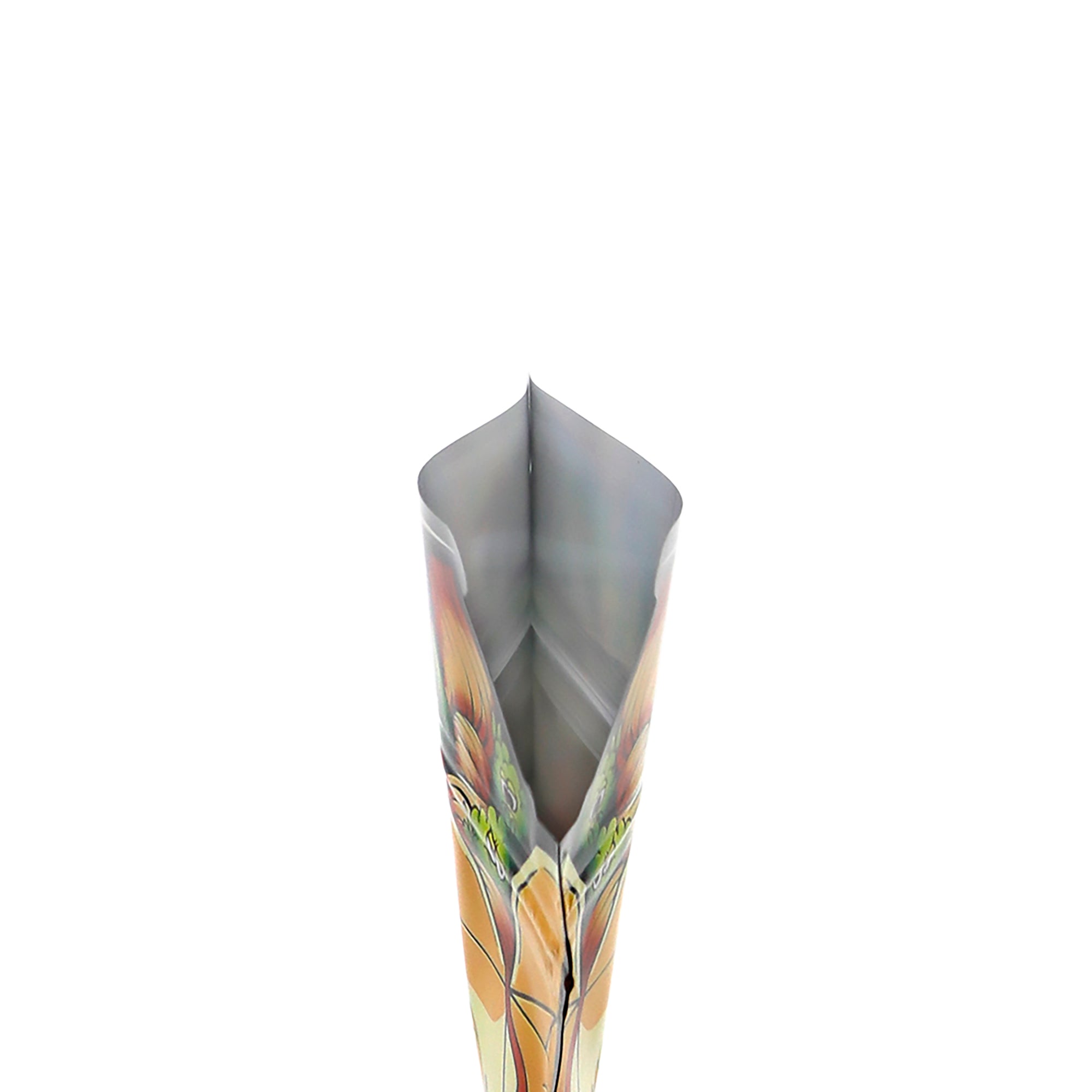 Flat Zipper Seal Bags – Holographic Spicy Ramen Die Cut Take Out Box Smell Proof Mylar Foil
