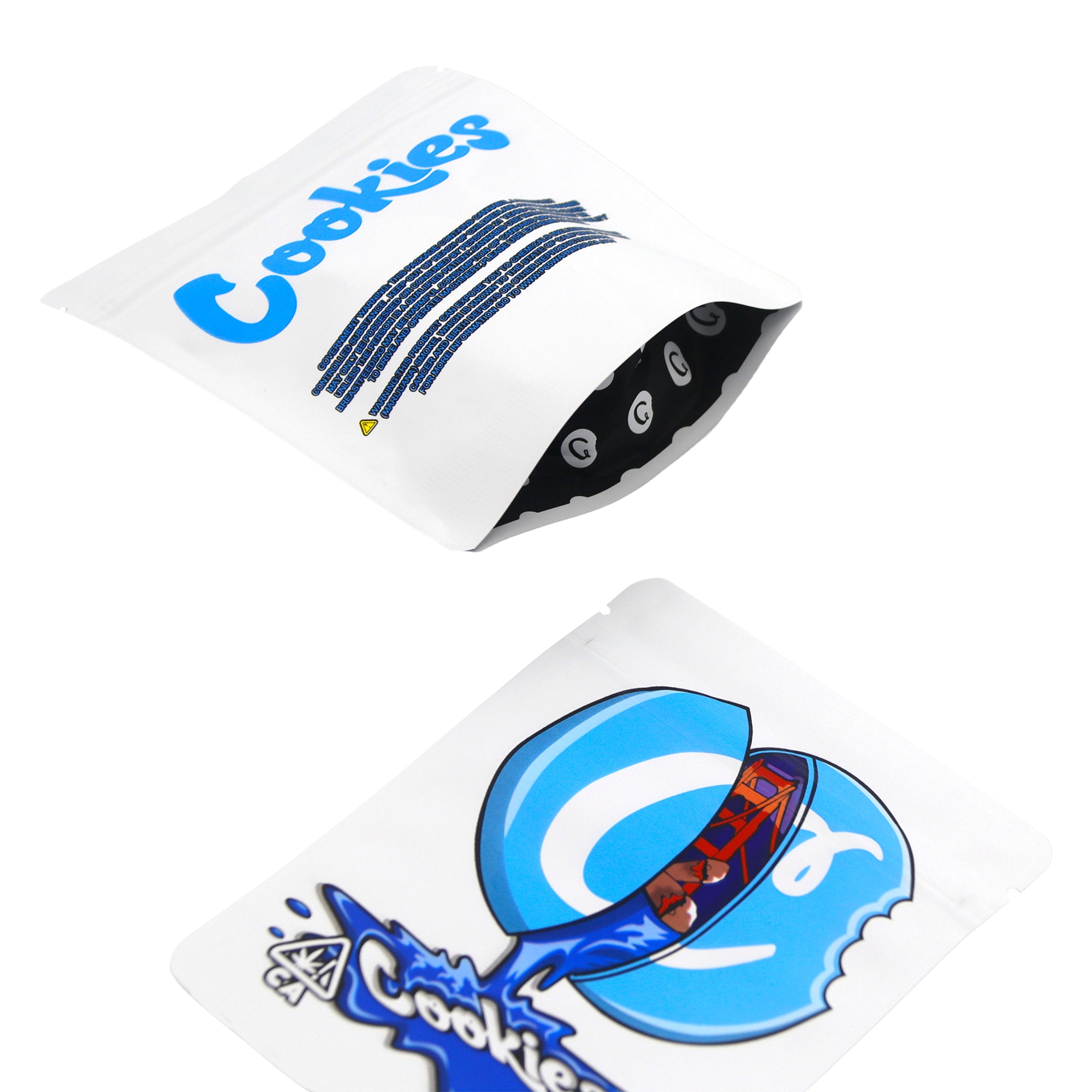 Matte SF Summer Theme Smell Proof Metallic Foil Stand Strong® Bags