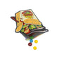 Flat Zipper Seal Bags – Holographic Spicy Ramen Die Cut Take Out Box Smell Proof Mylar Foil