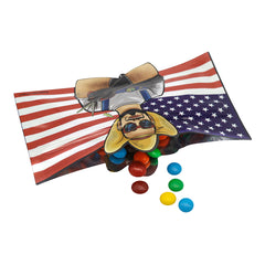 Flat Zipper Seal Bags – Flag Die Cut Shape Smell Proof Mylar Bags