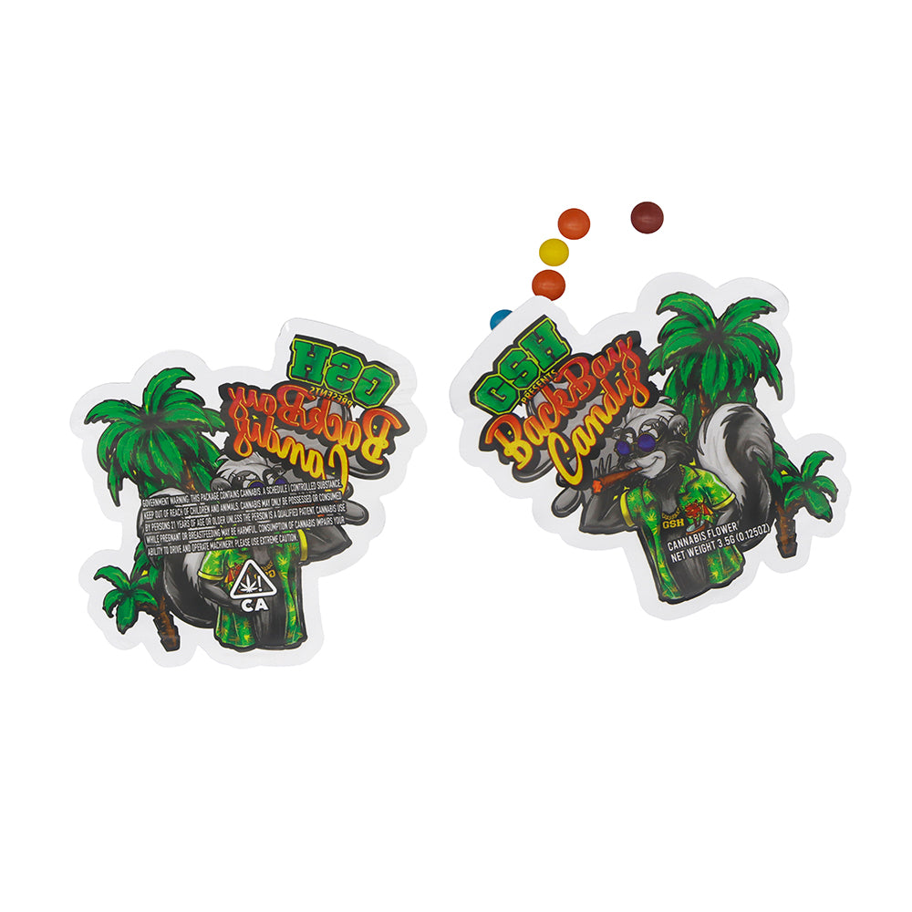 Flat Zipper Seal Bags – Back Bay Candy Smell Proof Mylar Foil