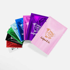 Customizable Glossy Mylar Foil Open Top Bags (Basic Printing)