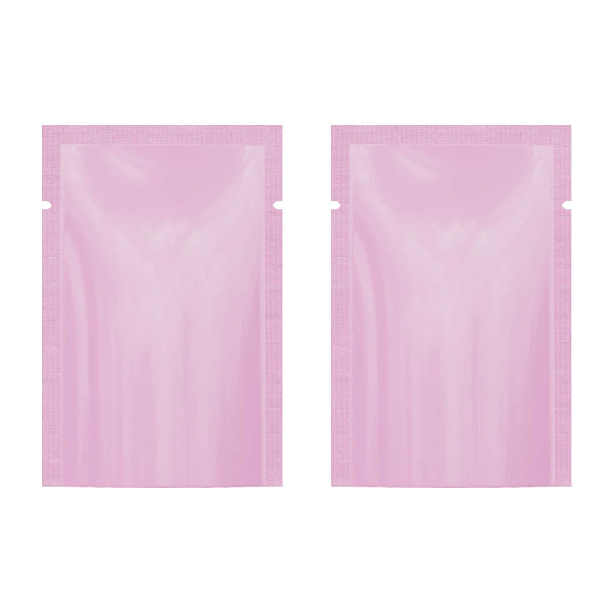 Customizable Glossy Mylar Foil Open Top Bags (Basic Printing)