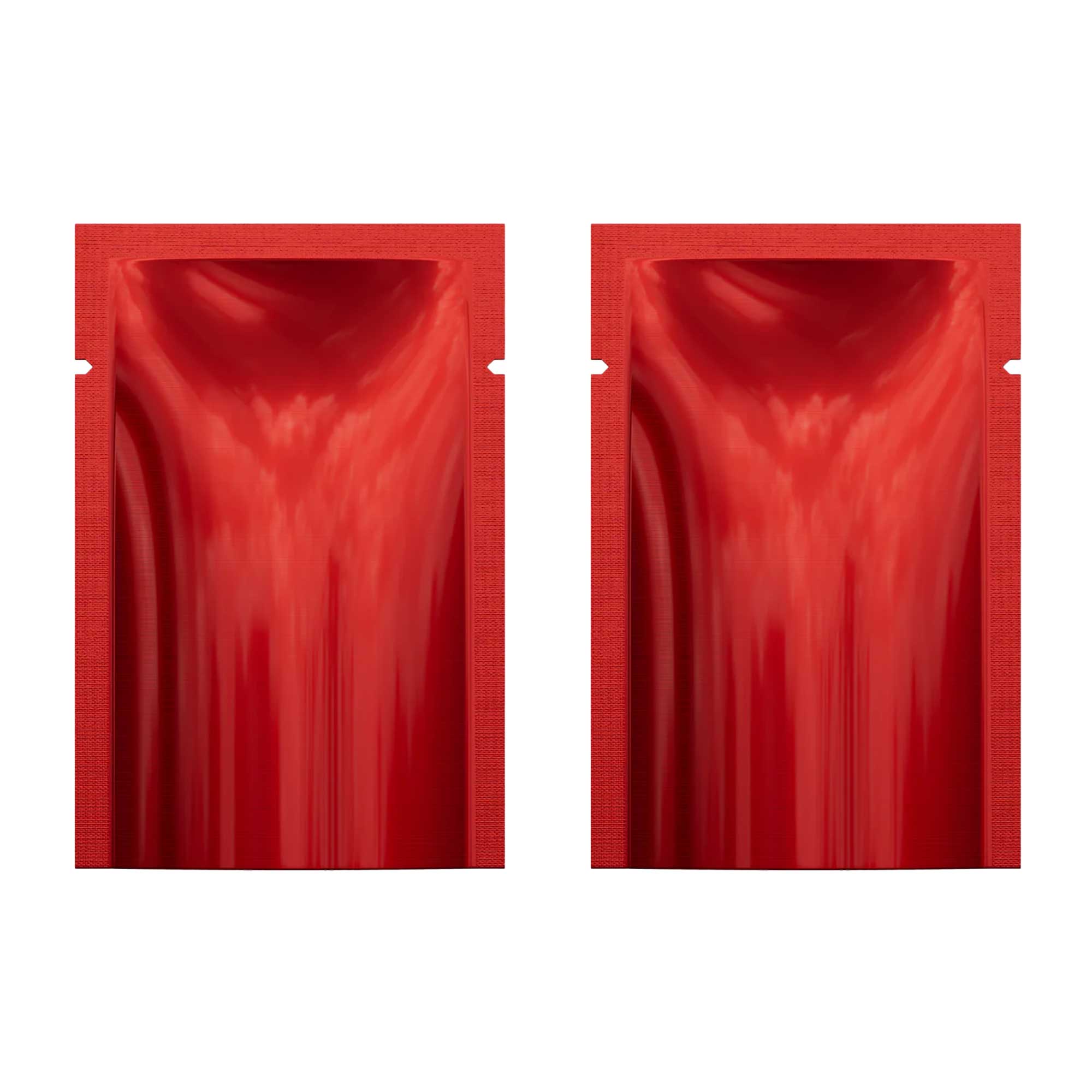 Customizable Glossy Mylar Foil Open Top Bags (Basic Printing)