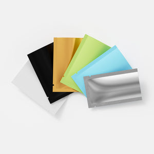 QQ Studio® Matte Mylar Foil Open Fill Bags (Full Customization)