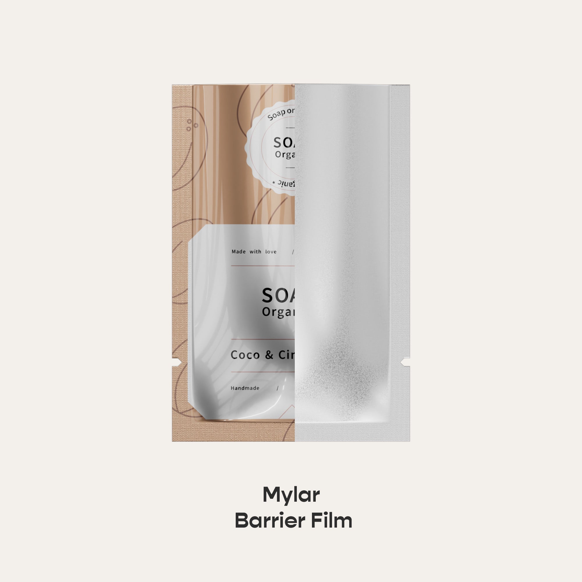 Customizable Glossy Mylar Foil Open Top Bags (Full Customization)