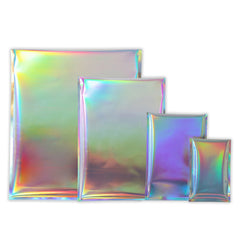 Glossy Diamond Holographic Self-Adhesive Mailer Packaging Bags