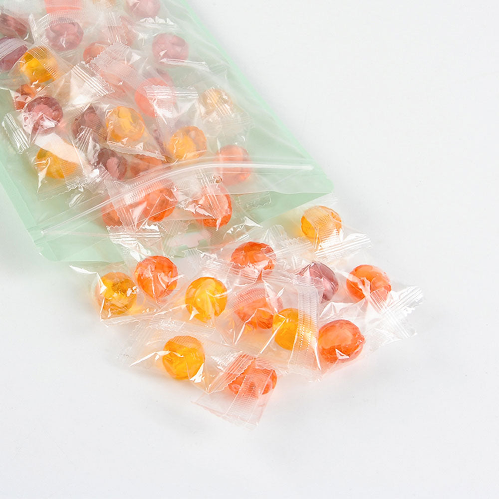 Reusable Flat Zipper Seal Bags – Glossy Half Mantis Green Polypropylene with Window & Butterfly Hang Hole