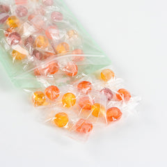 Reusable Flat Zipper Seal Bags – Glossy Half Mantis Green Polypropylene with Window & Butterfly Hang Hole