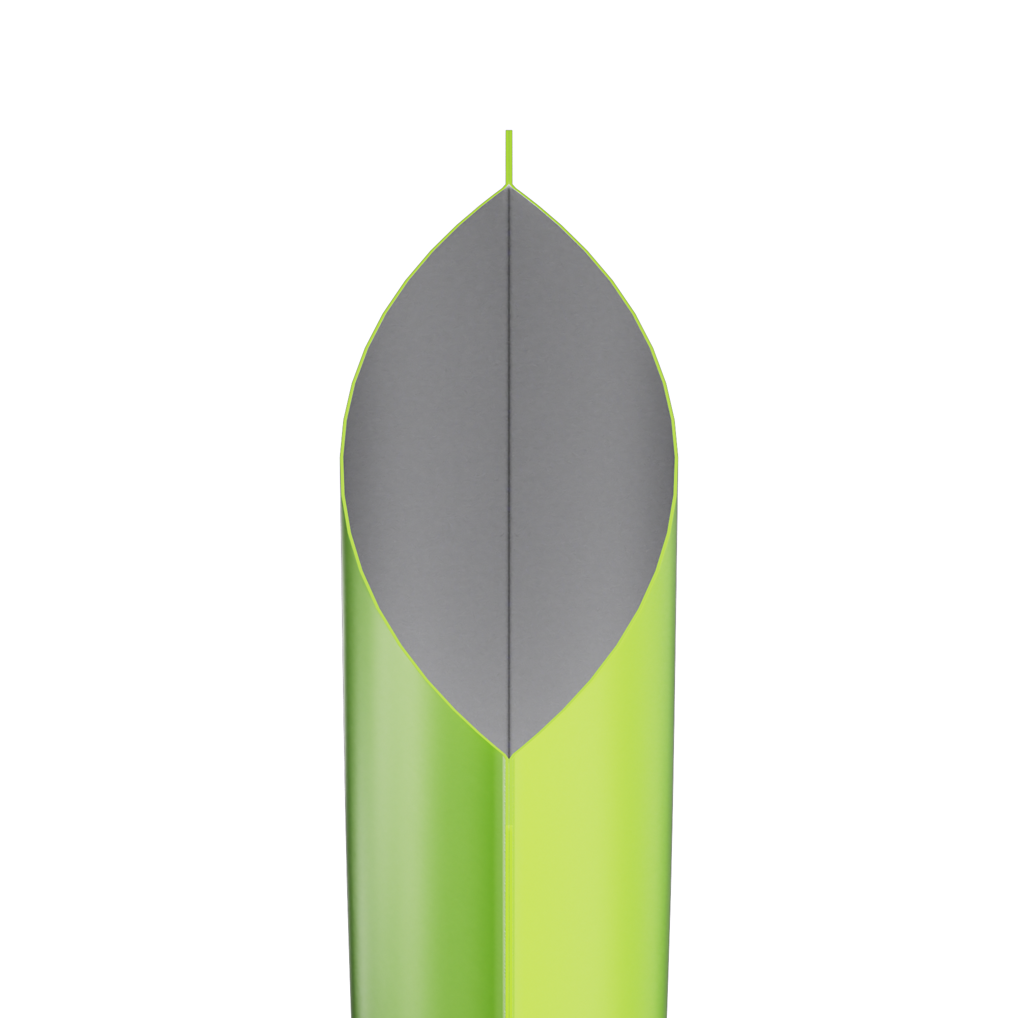 Glossy Electric Green Mylar Foil Open Fill Bags