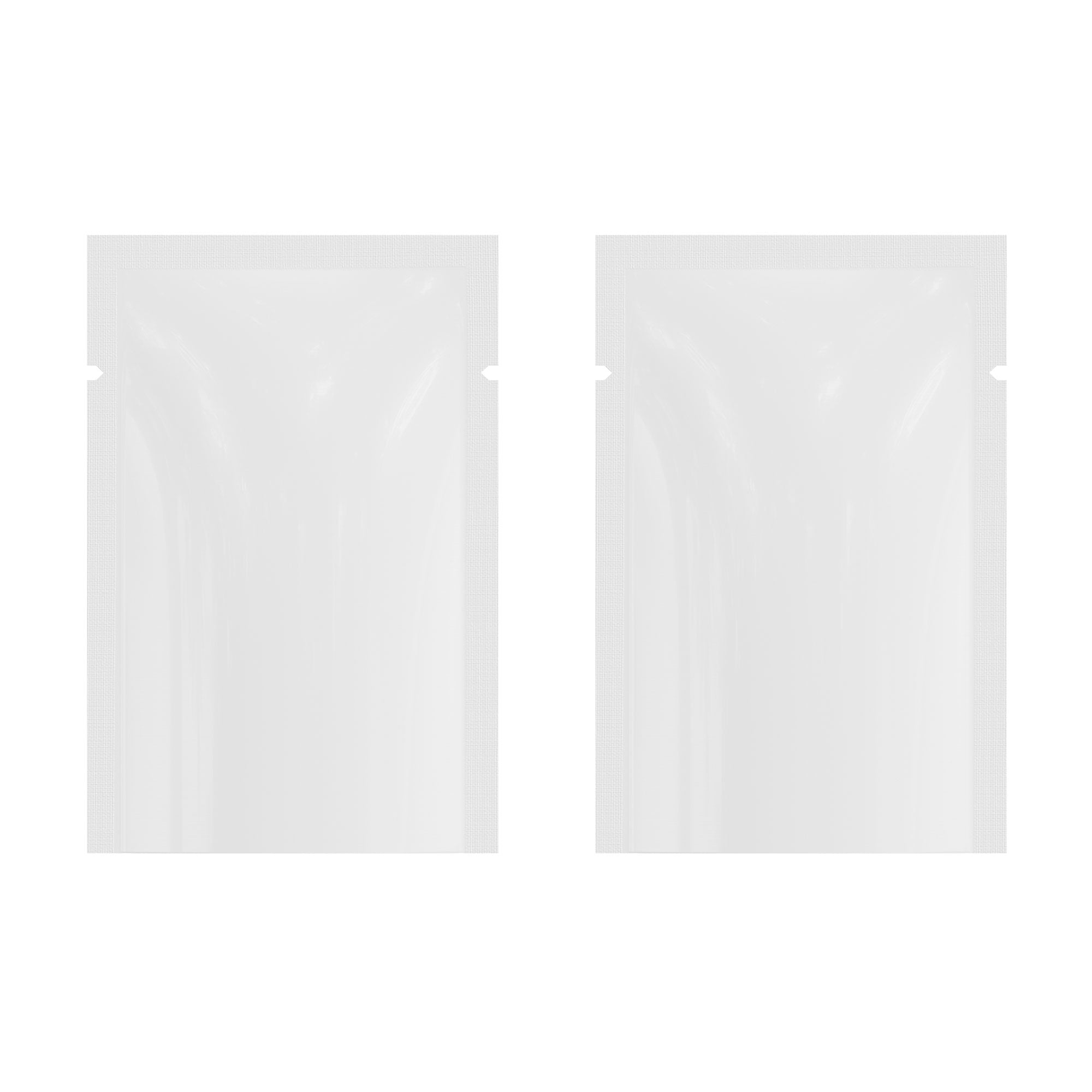 Customizable Glossy Diamond Holographic Mylar Foil Open Top Bags (Full Customization)