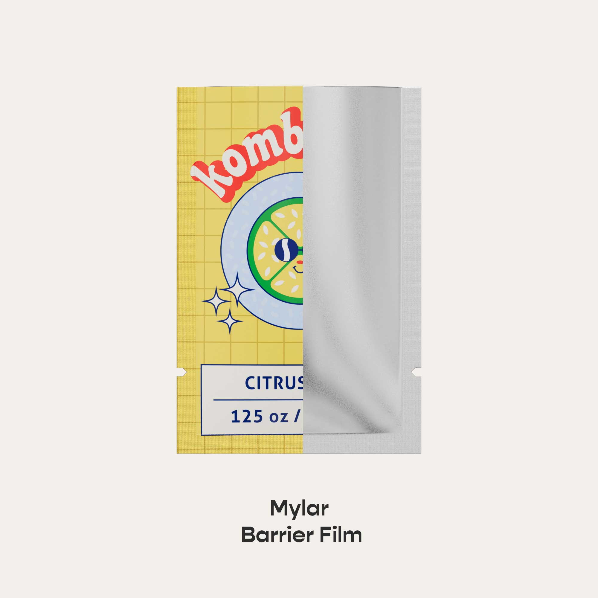 Customizable Matte Mylar Foil Open Top Bags (Full Customization)