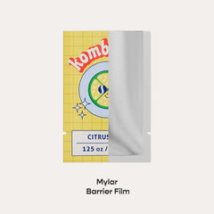 Customizable Matte Mylar Foil Open Top Bags (Full Customization)
