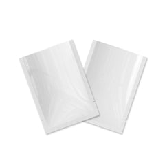 Customizable Glossy Fantasy White Single Side Window Polyethylene Open Top Bags (Basic Printing)