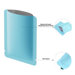 Customizable Matte Aluminum Open Top Packaging Bags (Full Customization)