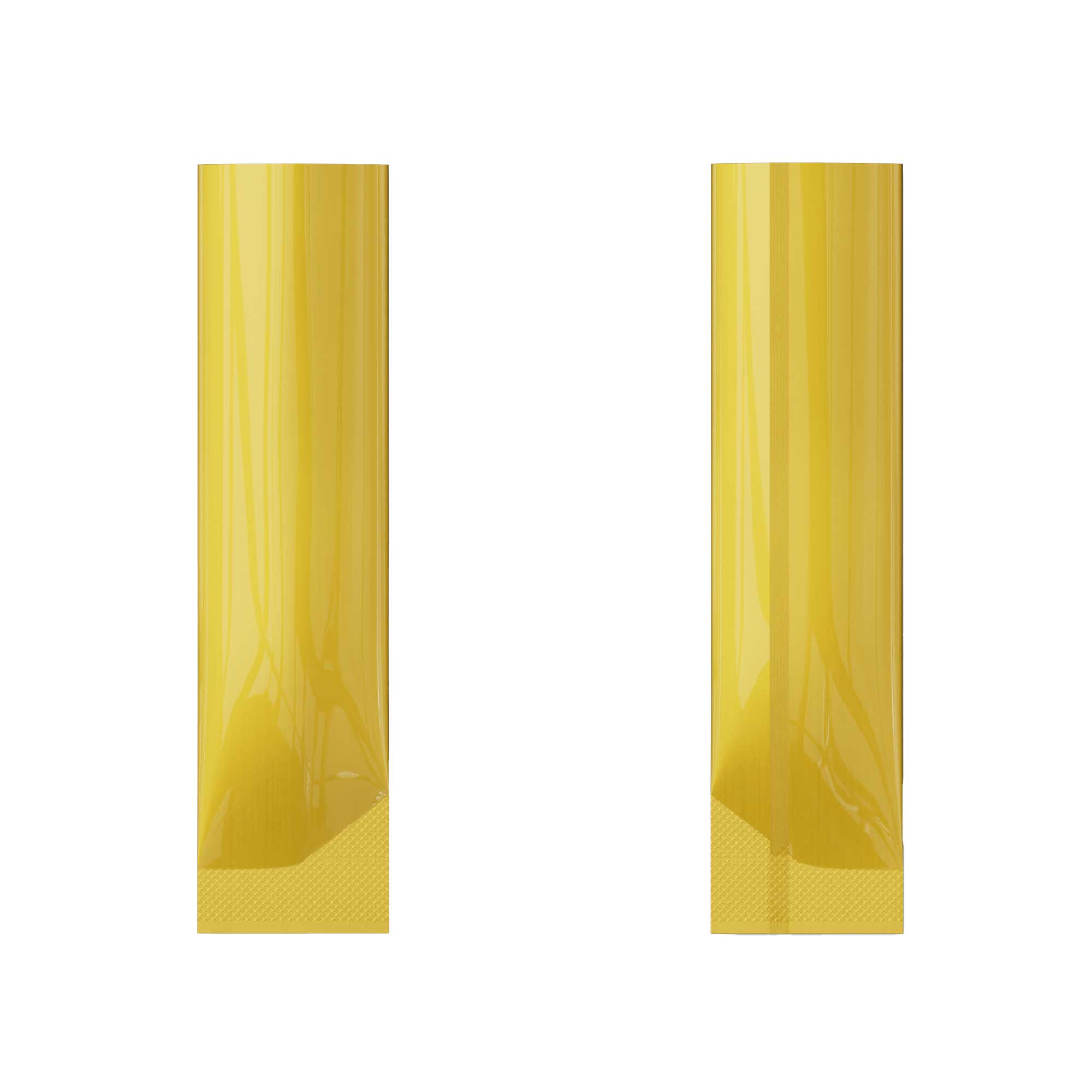 Customizable Double-Sided Glossy Aluminum Open Top Stick Pouches (Basic Printing)