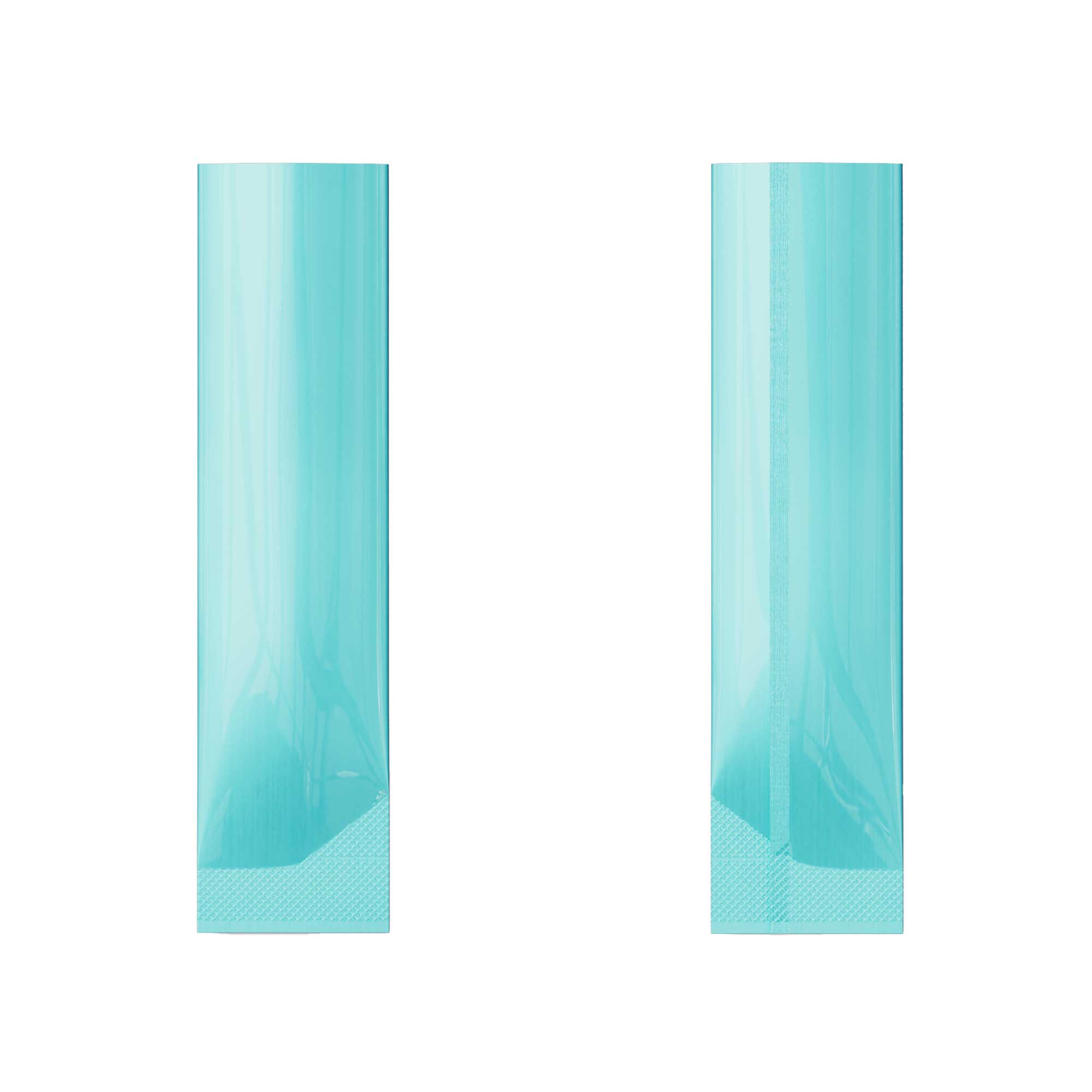 Customizable Double-Sided Glossy Aluminum Open Top Stick Pouches (Basic Printing)