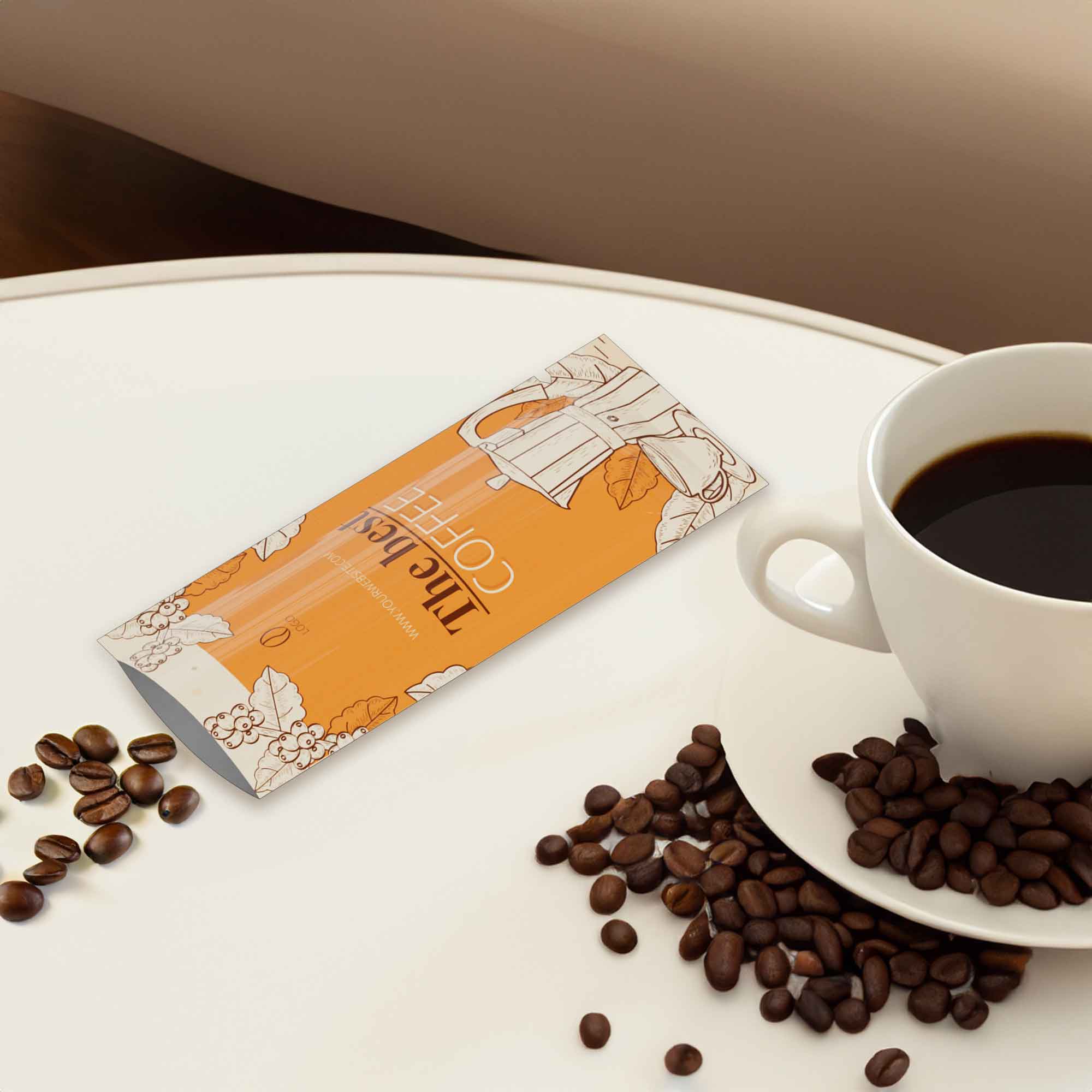 Customizable Double-Sided Glossy Aluminum Open Top Stick Pouches (Full Customization)