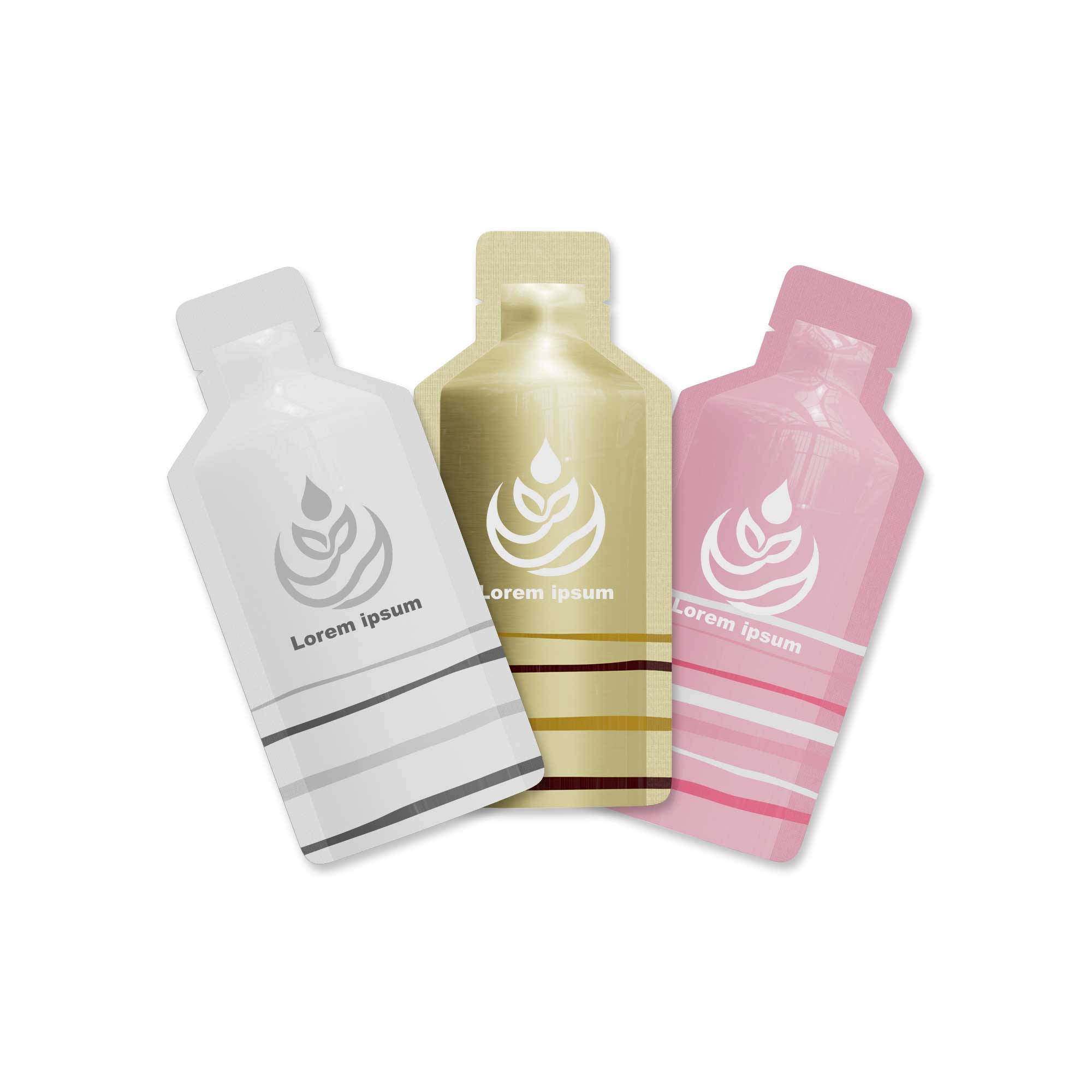 Customizable Double-Sided Aluminum Bottle Shape Open Bottom Bags (Basic Printing)