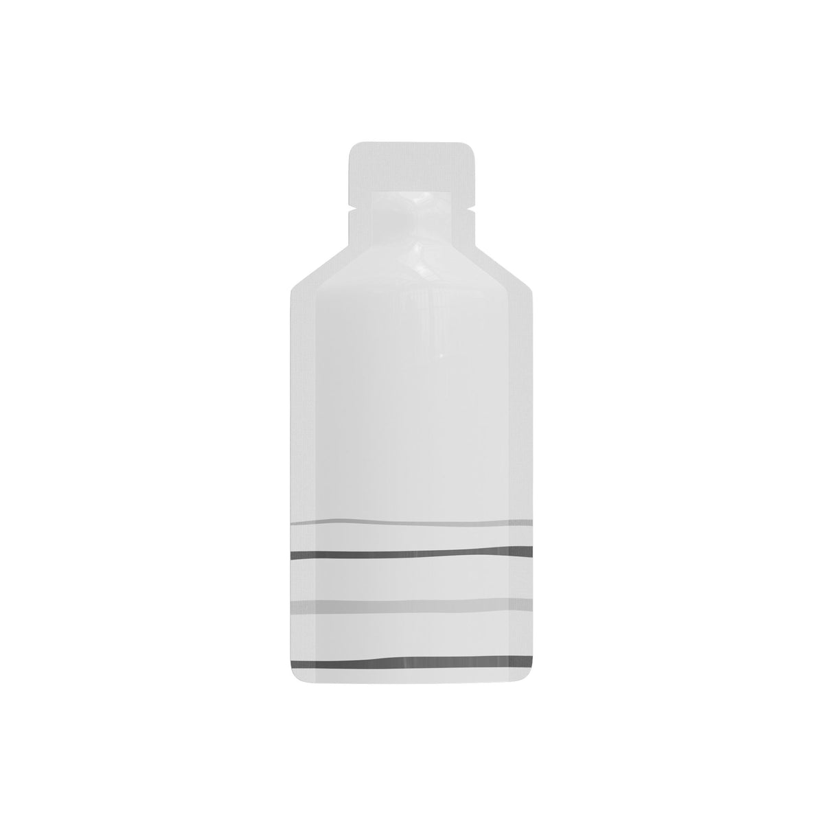 Customizable Double-Sided Aluminum Bottle Shape Open Bottom Bags (Basic Printing)