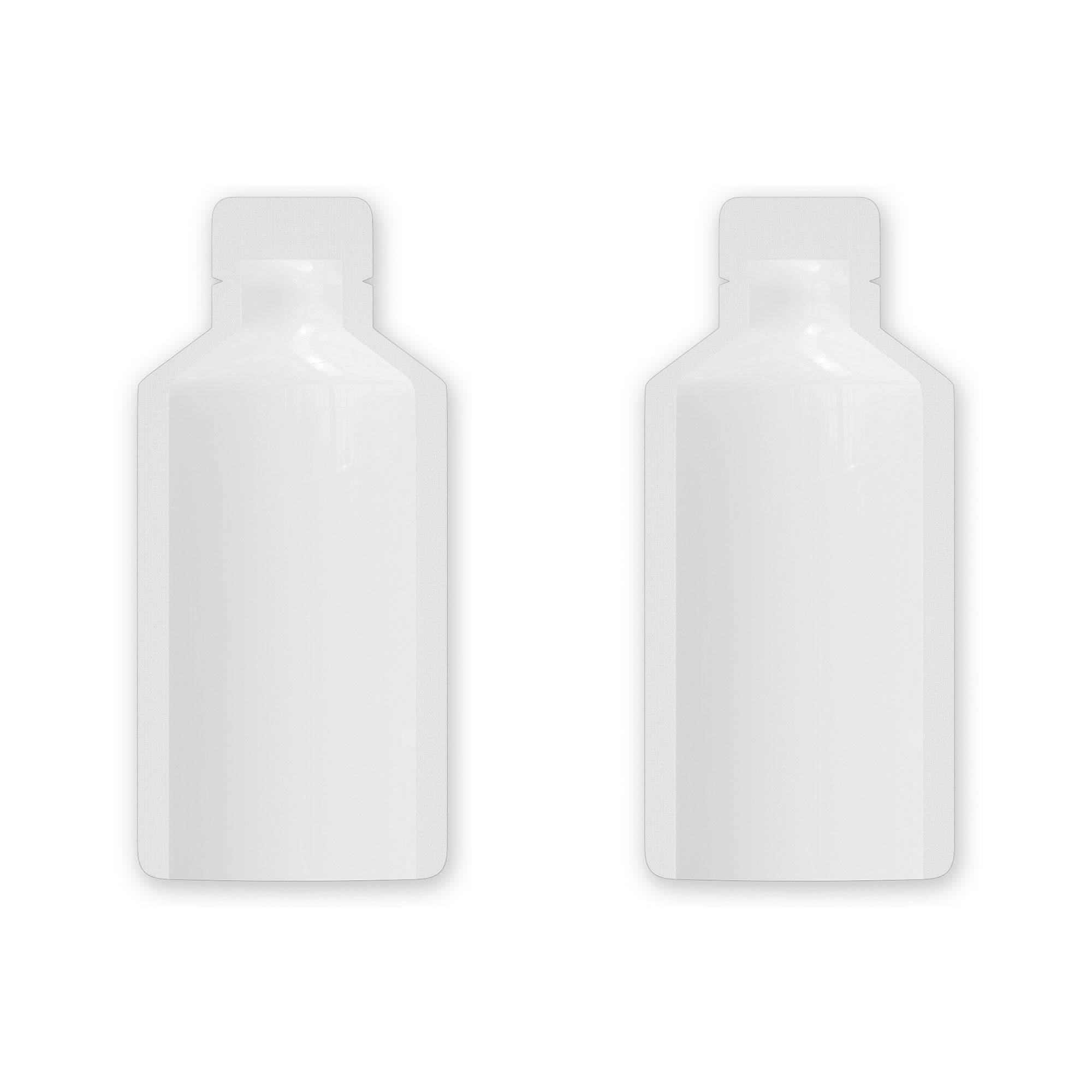 Customizable Double-Sided Glossy Aluminum Bottle Shape Open Bottom Bags (Full Customization)