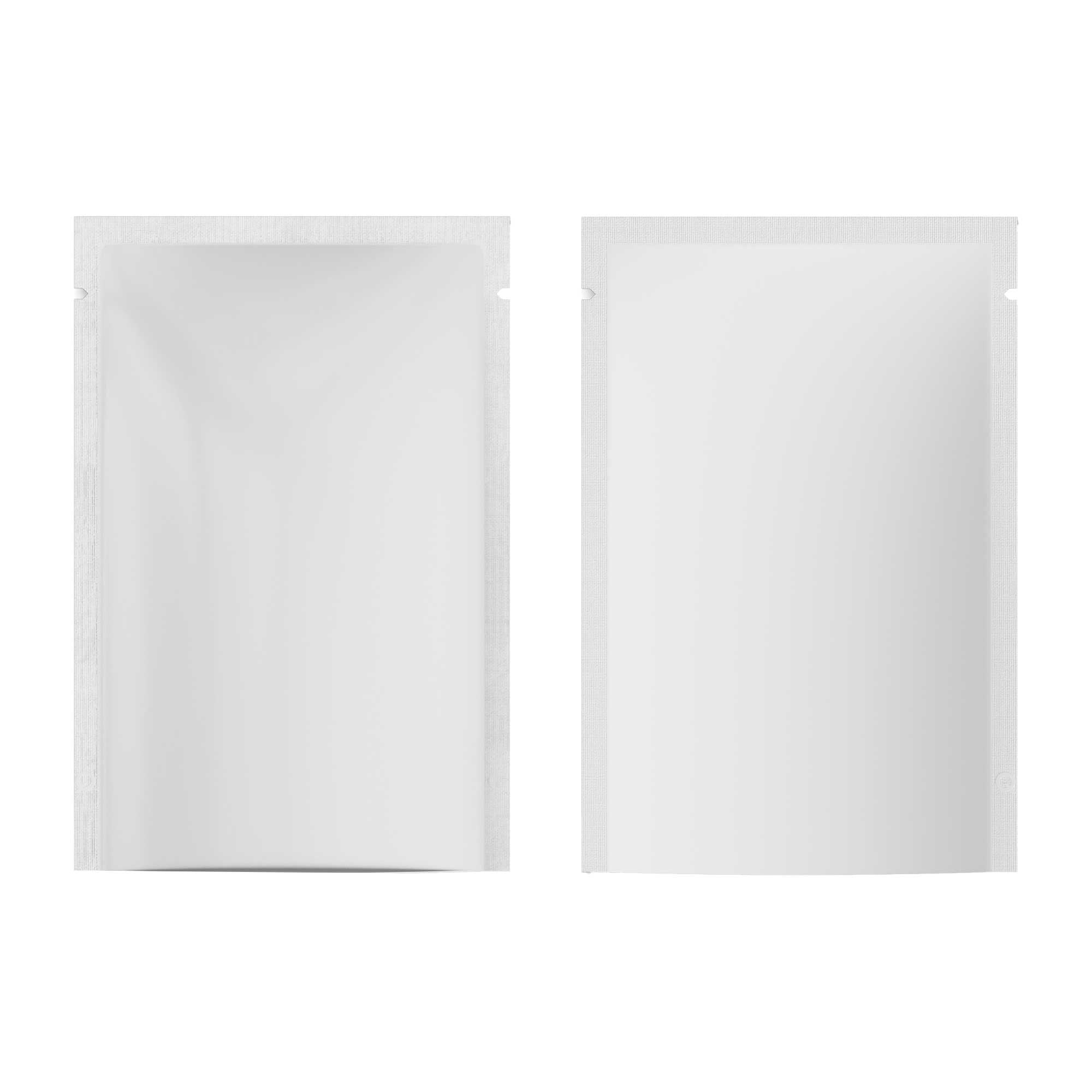 Customizable Matte Plastic Open Top Bags with Frosted Window (Full Customization)