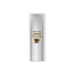 Customizable Iron Silver Aluminum SlickSeal™ Stick Pouches Bags with Rounded Corners (Basic Printing)