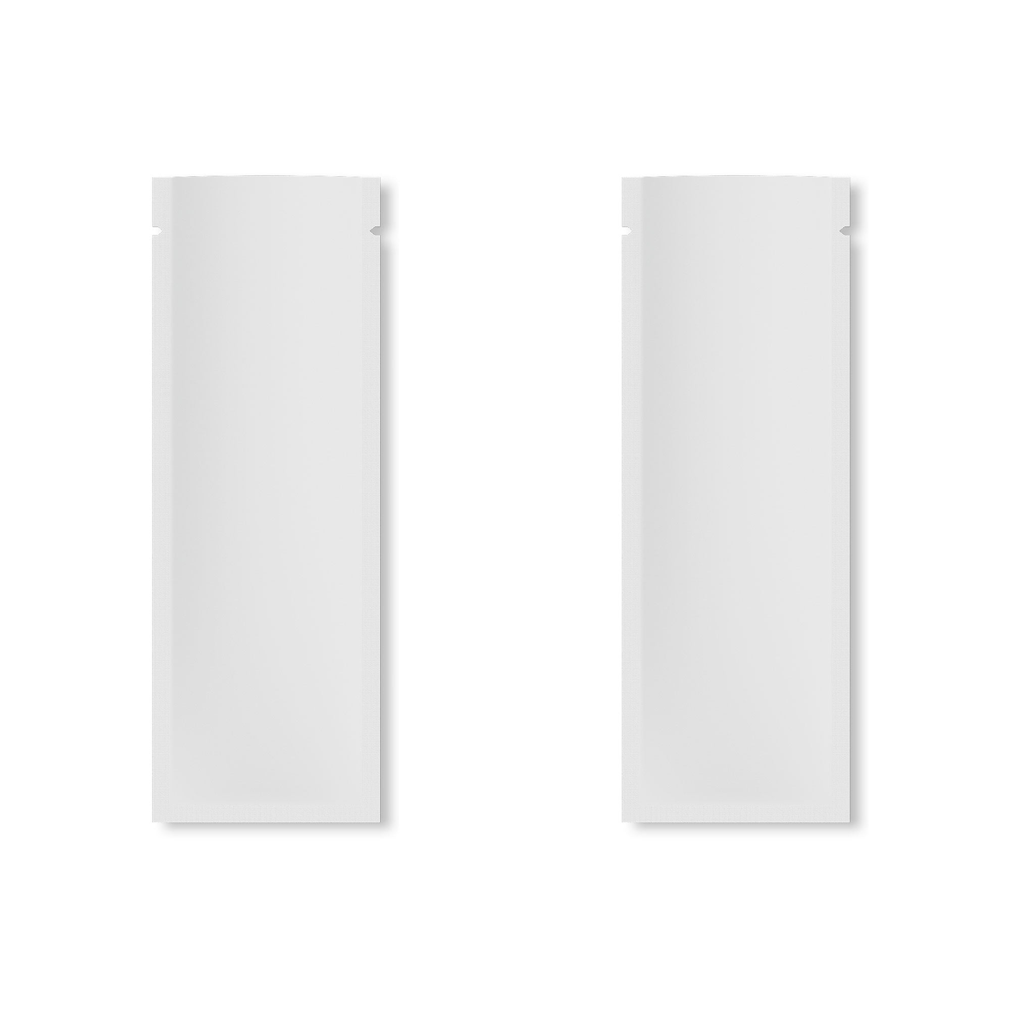 Customizable Long Metallic Aluminum Open Top Stick Pouches (Full Customization)
