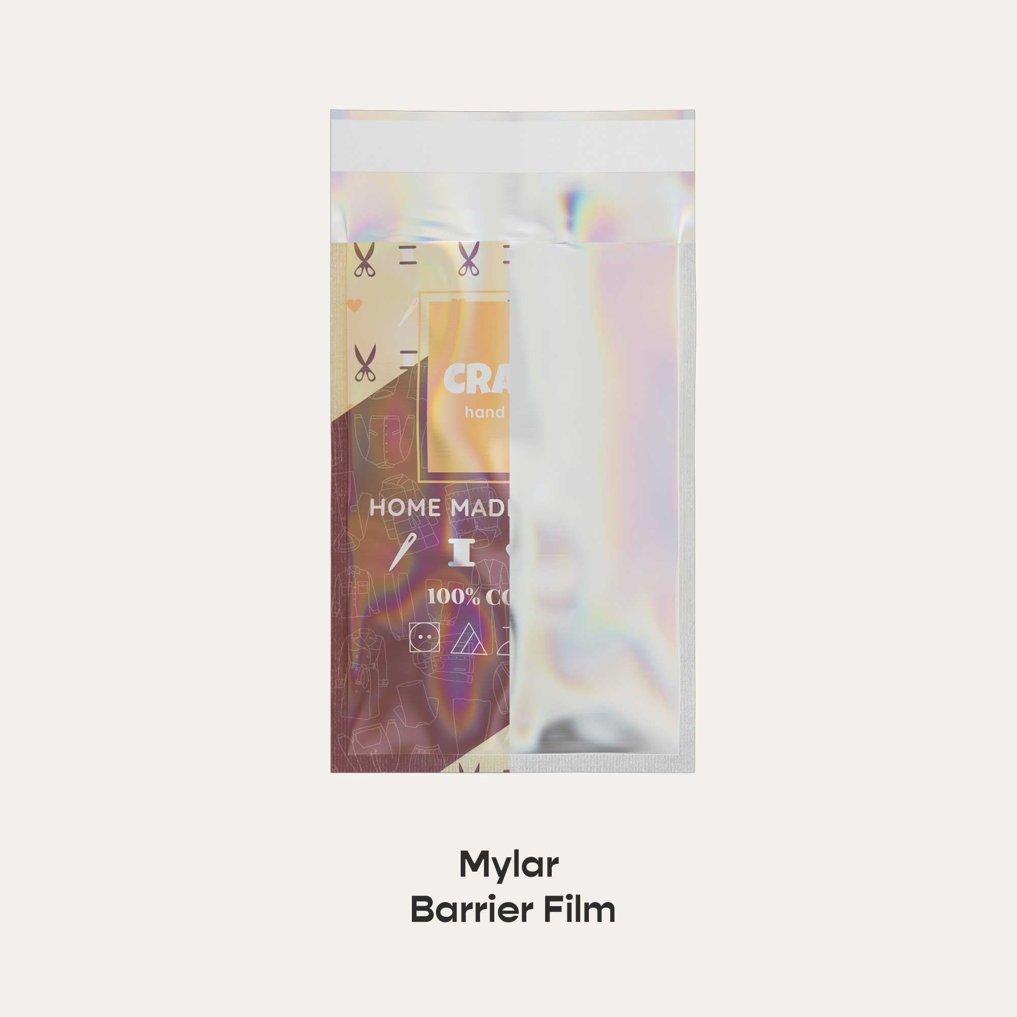 Customizable Glossy Diamond Holographic Self-Adhesive Mailer (Full Customization)