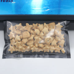 Glossy Half Mirror Black Polyethylene SlickSeal™ Vacuum Seal Rolls