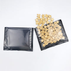 Glossy Half Mirror Black Polyethylene SlickSeal™ Vacuum Seal Rolls