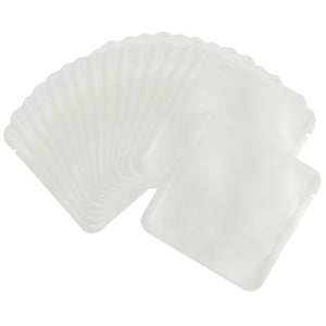 Matte Coconut White Square Aluminum Foil Packaging Bag with Rounded Corners