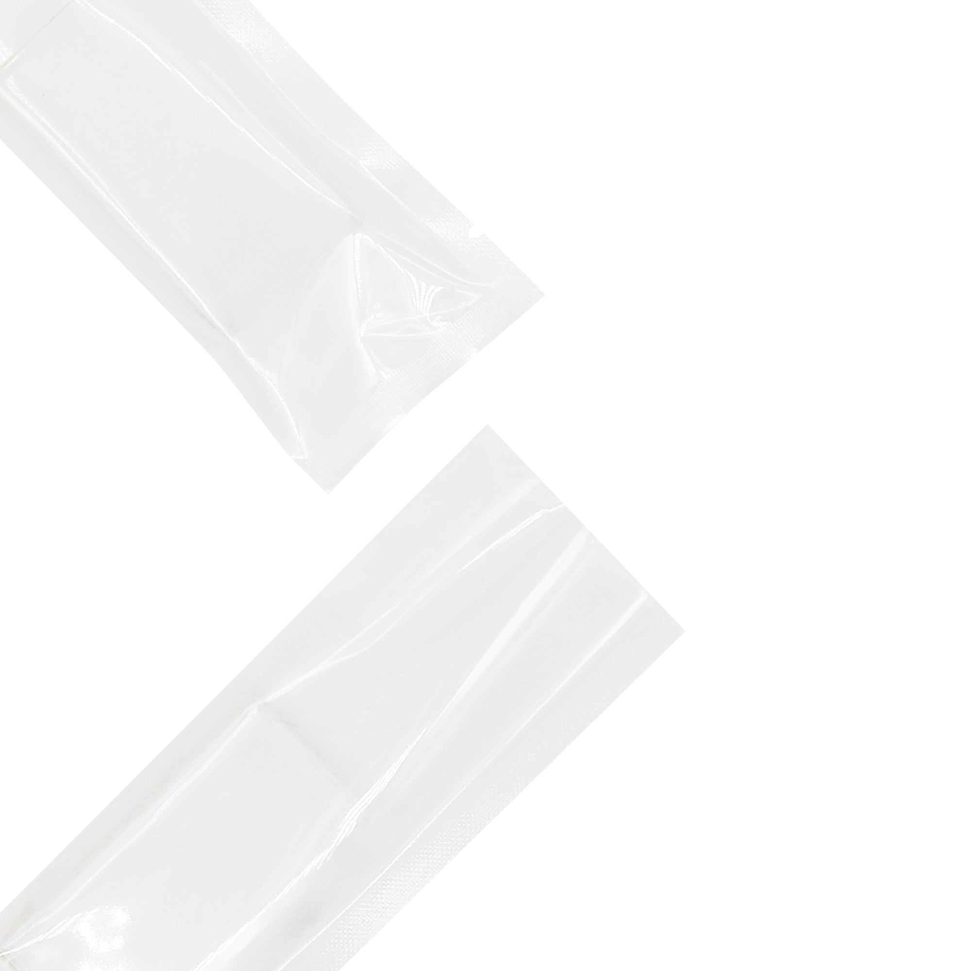 Glossy Quartz Clear Plastic Flat SlickSeal™ Stick Pouches