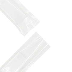 Glossy Quartz Clear Plastic Flat SlickSeal™ Stick Pouches