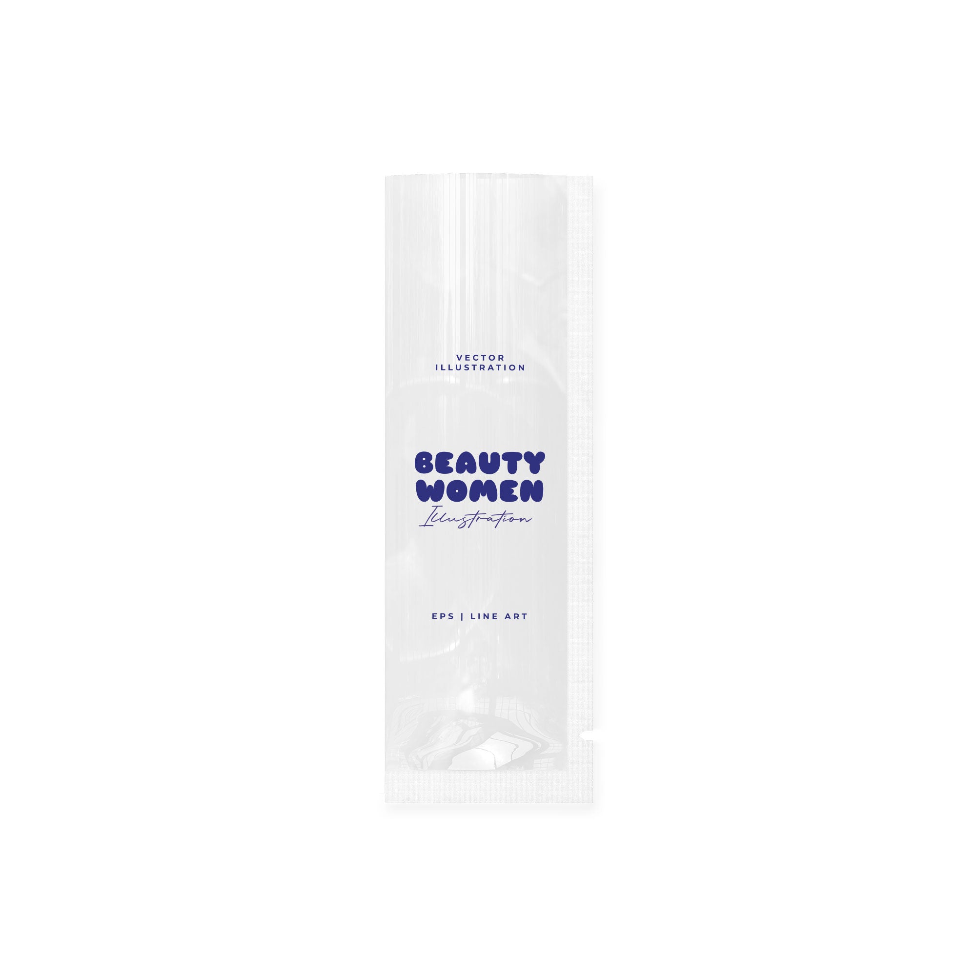 Customizable Glossy Quartz Clear Plastic Flat Open Top Stick Pouches (Basic Printing)