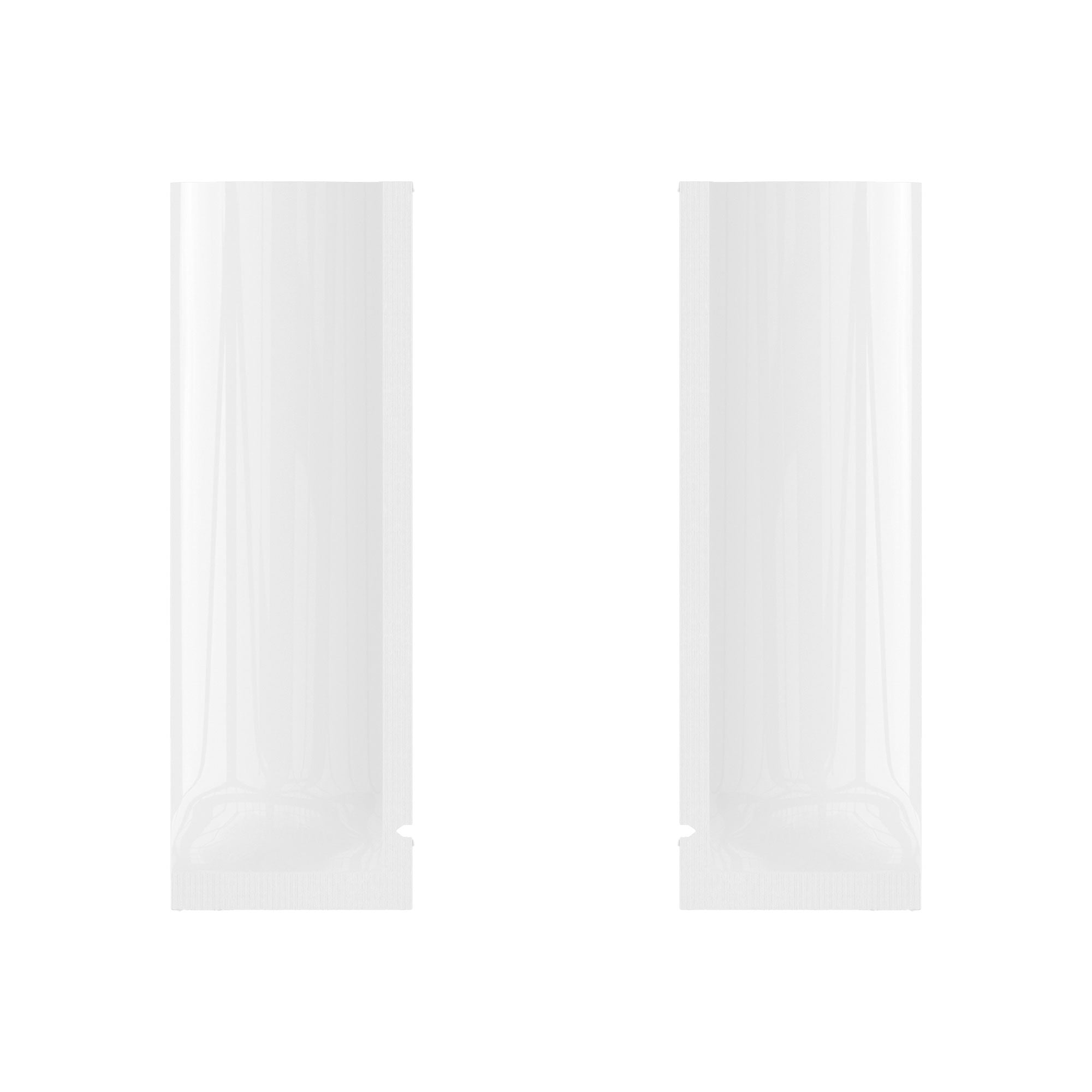 Customizable Glossy Quartz Clear Plastic Flat Open Top Stick Pouches (Full Customization)