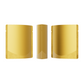 Matte Brass Gold Square Aluminum with Rounded Corner Stand Up SlickSeal™ Bags