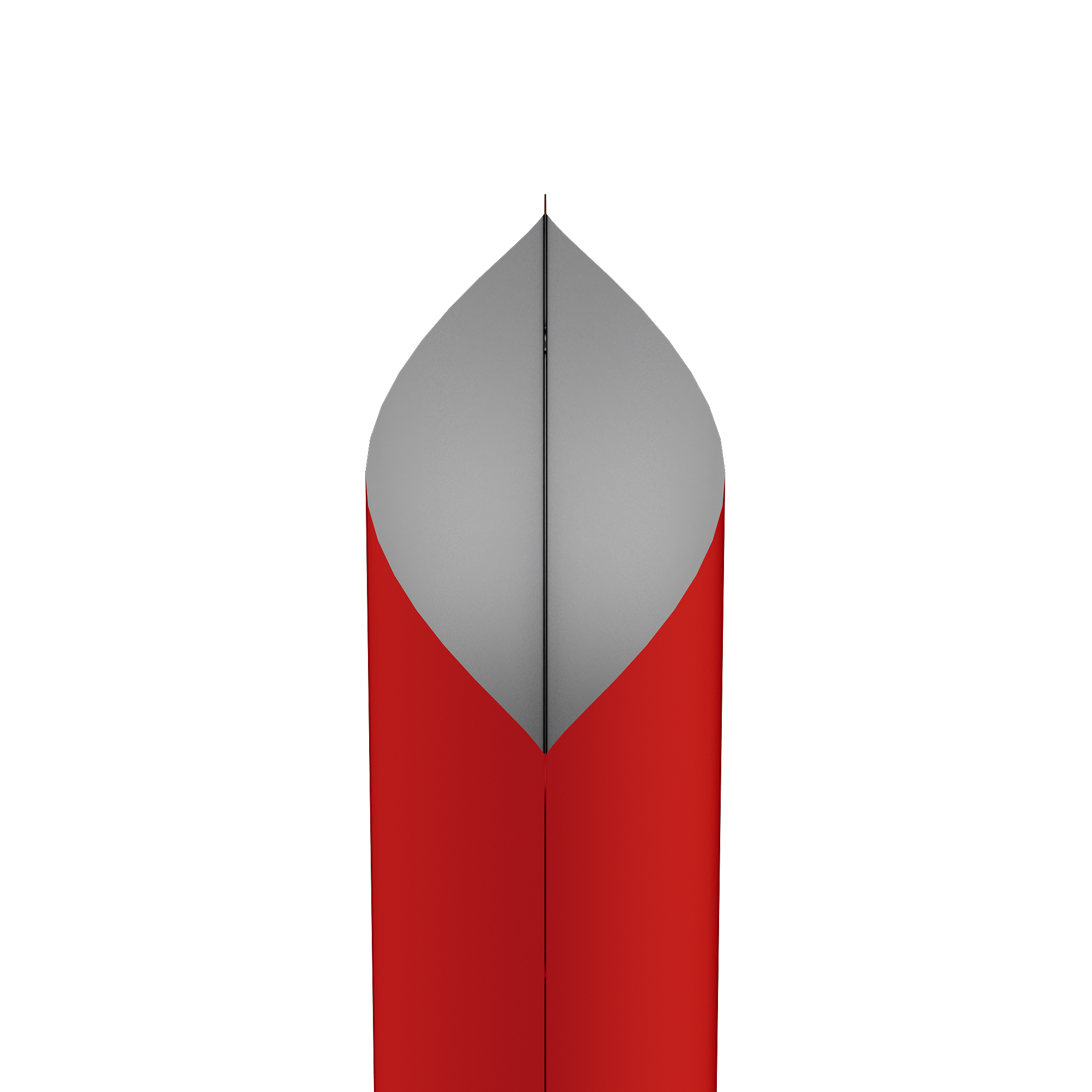 Matte Rose Red Square Aluminum with Rounded Corner Stand Up SlickSeal™ Bags