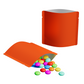 Matte Pumpkin Seed Orange Square Aluminum with Rounded Corner Stand Up SlickSeal™ Bags