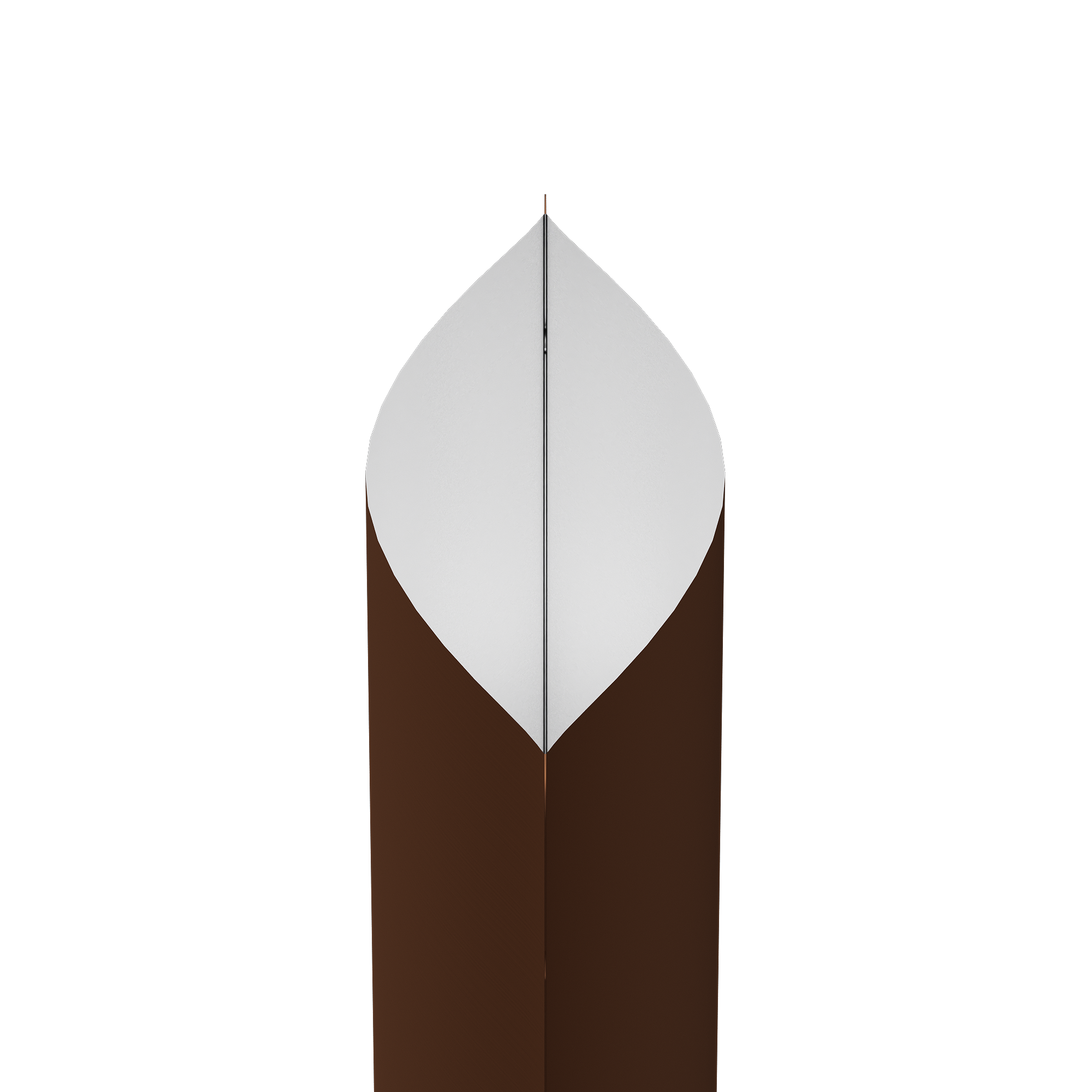 Matte Mahogany Brown Square Aluminum with Rounded Corner Stand Up SlickSeal™ Bags