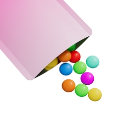 Matte Gradient Puce Pink Double-Sided Ombre Gradient Mylar Foil SlickSeal™ Bags