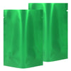 Double-Sided Matte Mylar Open Top Heat Seal SlickSeal™ Bag - Jade Green