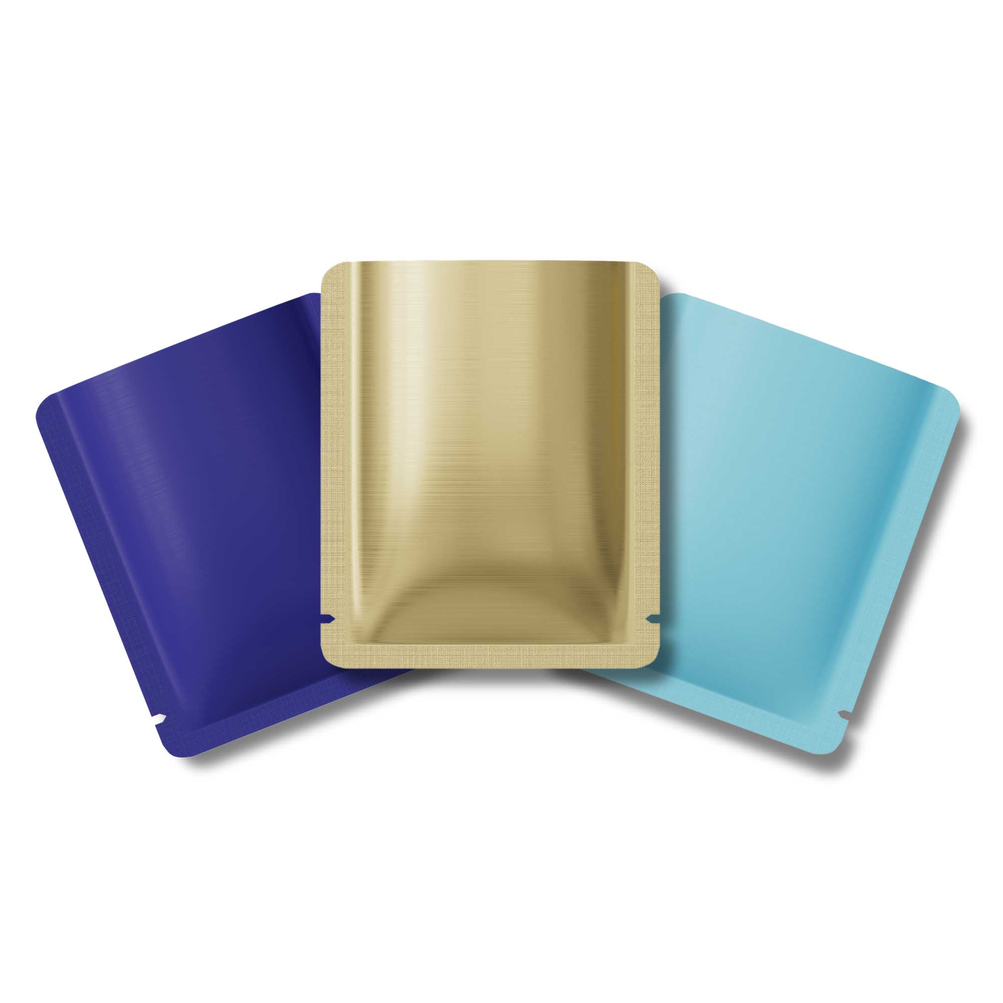 Customizable Matte Aluminum Open Top Packaging Bag (Basic Printing)