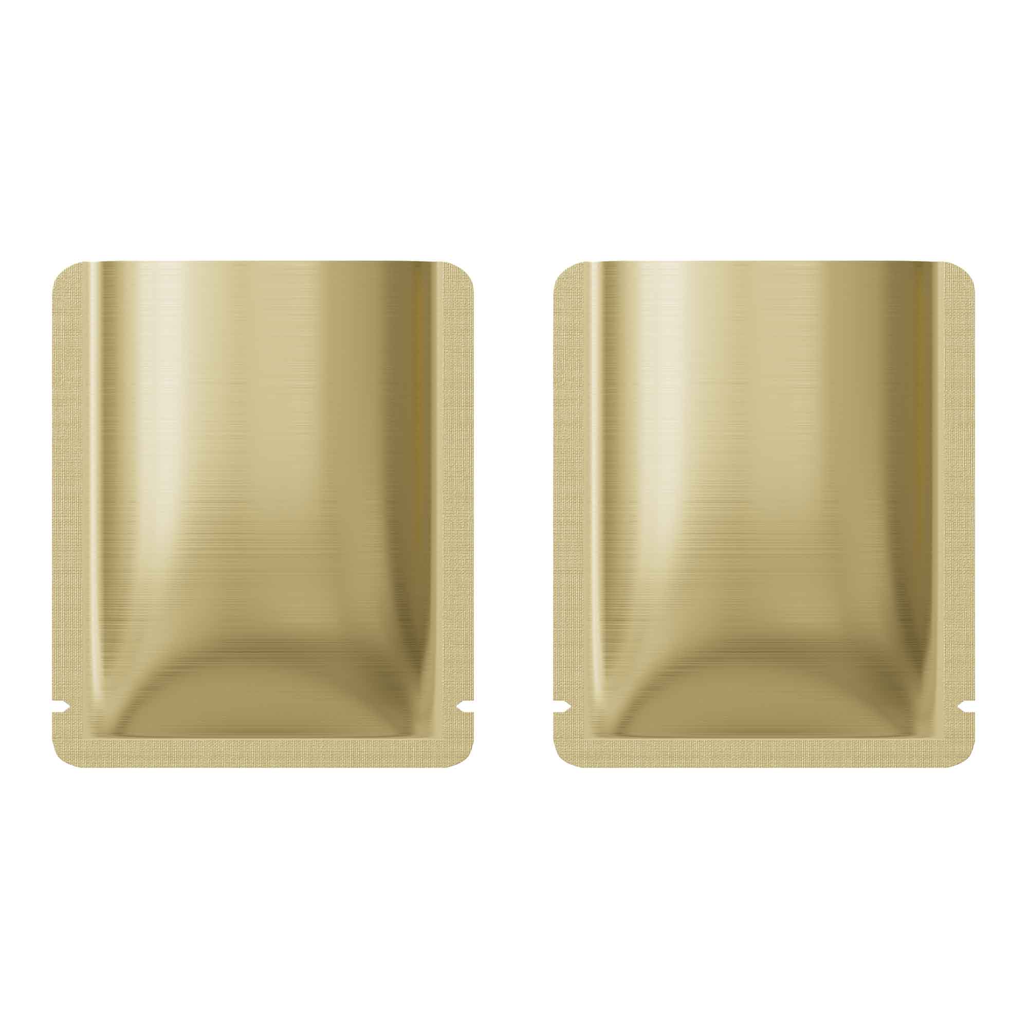 Customizable Matte Aluminum Open Top Packaging Bag (Basic Printing)