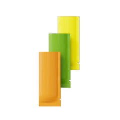Double-Sided Glossy Aluminum SlickSeal™ Stick Pouches