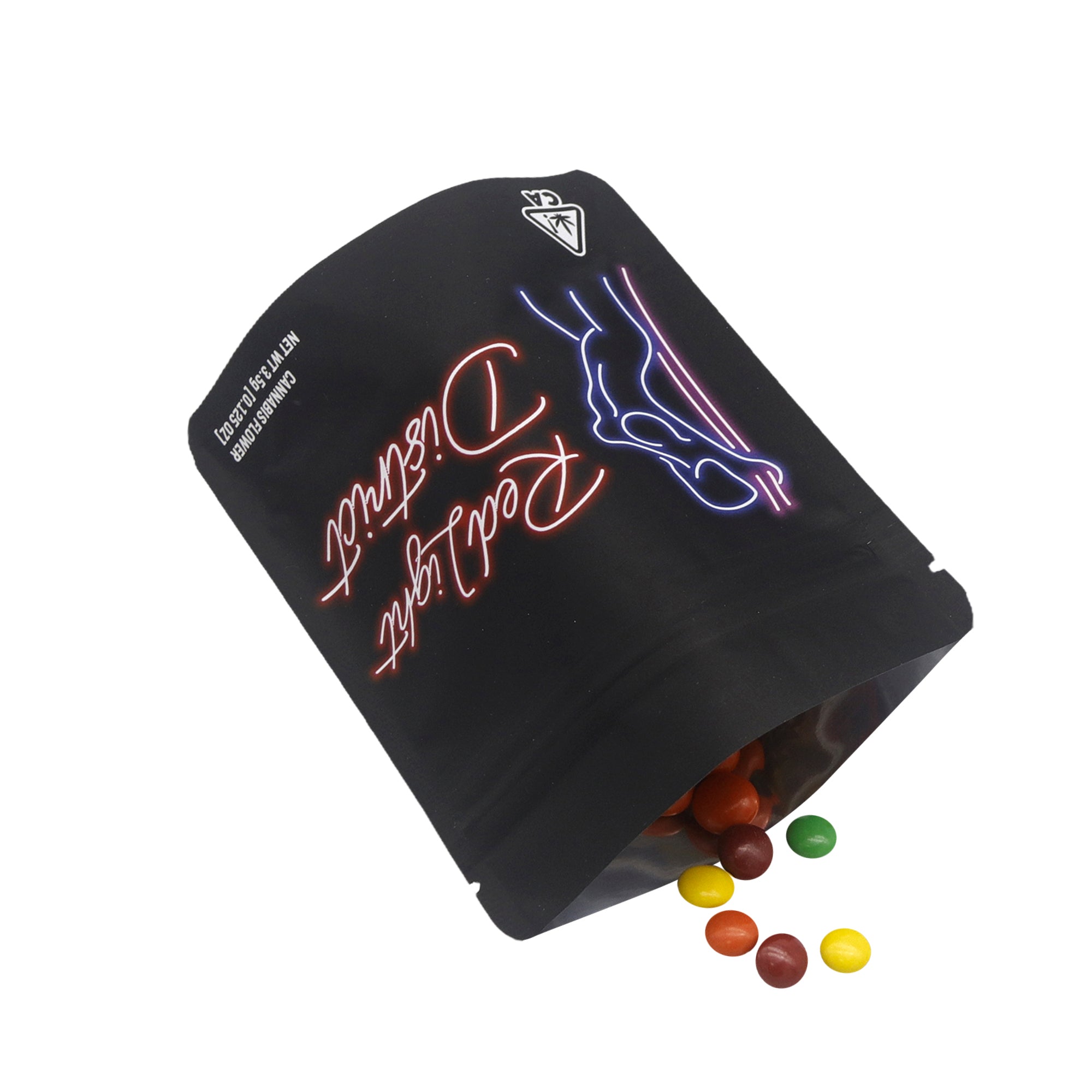 Matte Print Design Smell Proof Metallic Foil Stand Strong® Bags